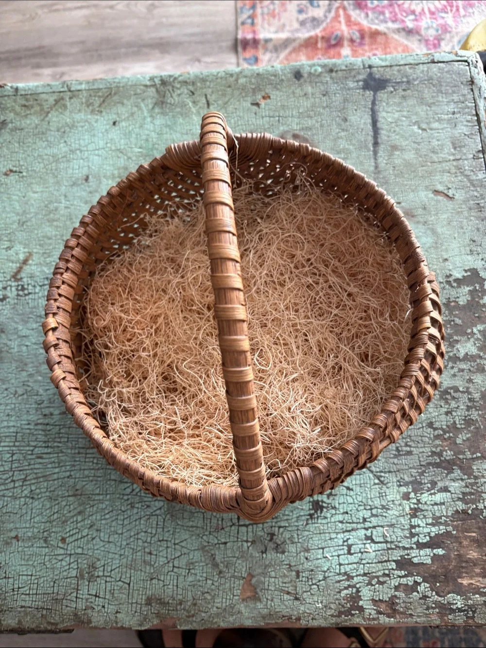 Vintage handwoven buttocks